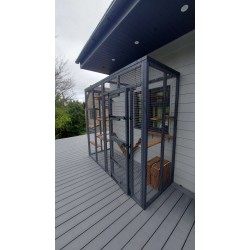  Grey Glide Lean-To – 8ft Long x 3ft Wide x 7.5ft Tall 🖌️🐾🌫️